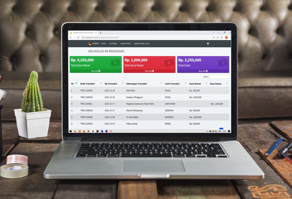 Aplikasi Manajemen BKM Masjid